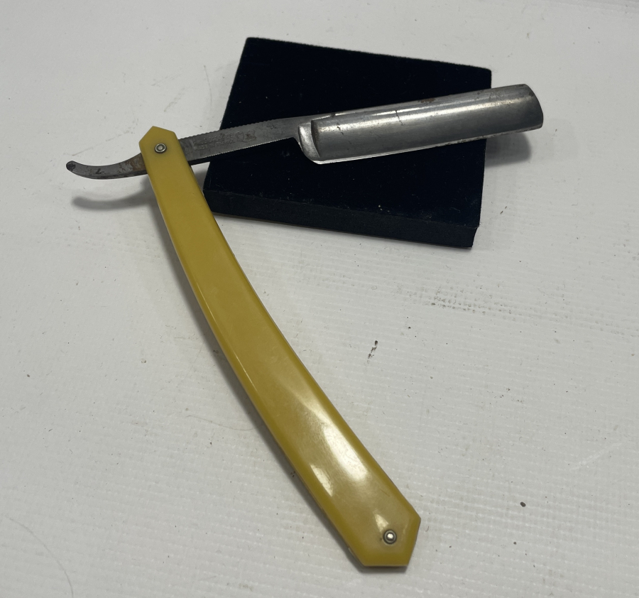 ALTIN KAPLAMA ANTİKA BERBER USTURASI