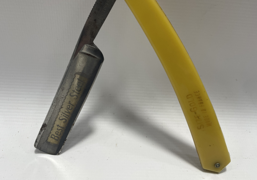 ALTIN KAPLAMA ANTİKA BERBER USTURASI