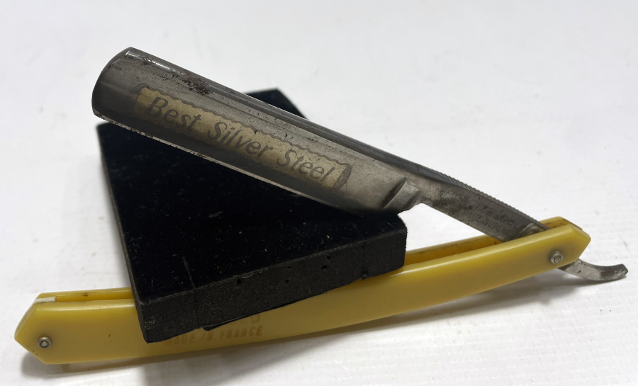 ALTIN KAPLAMA ANTİKA BERBER USTURASI