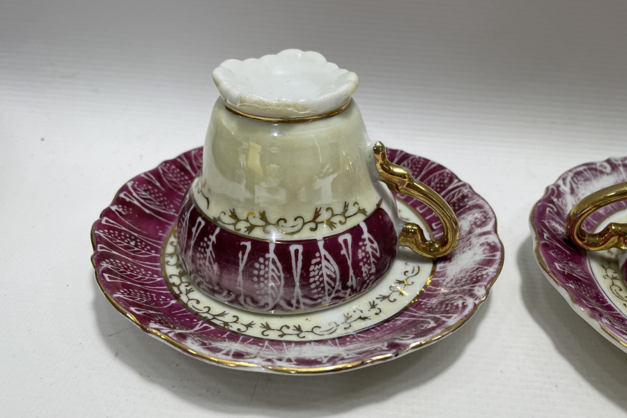 ANTİKA ÇİFT FİNCAN TAKIMI