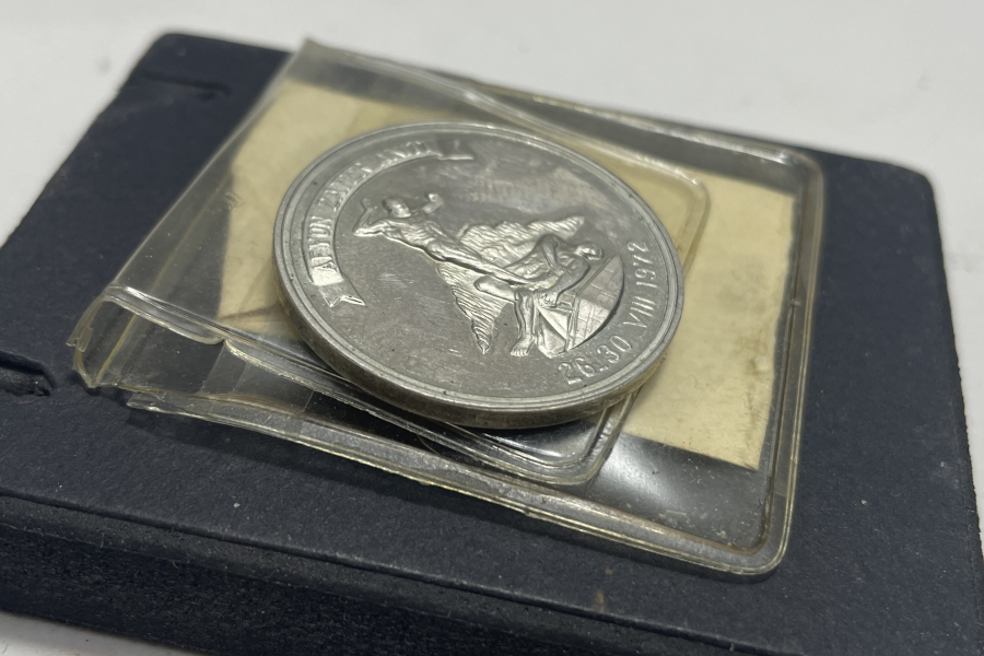 BÜYÜK TAARRUZUN 50 YILI ANISINA BASTIRILMIŞ HATIRA GÜMÜŞ PARA