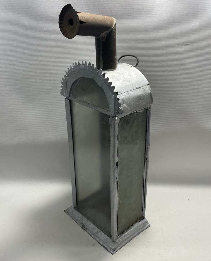 CUMHURİYET BAŞLARI NADİR FORMDA EL YAPIMI SOKAK LAMBASI