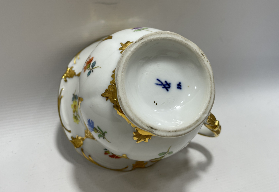 MEİSSEN MARKA ALTI OSMANLICA YAZILI ÇOK NADİR SAHLEPLİK