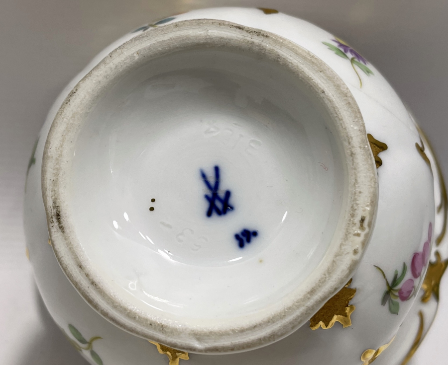 MEİSSEN MARKA ALTI OSMANLICA YAZILI ÇOK NADİR SAHLEPLİK