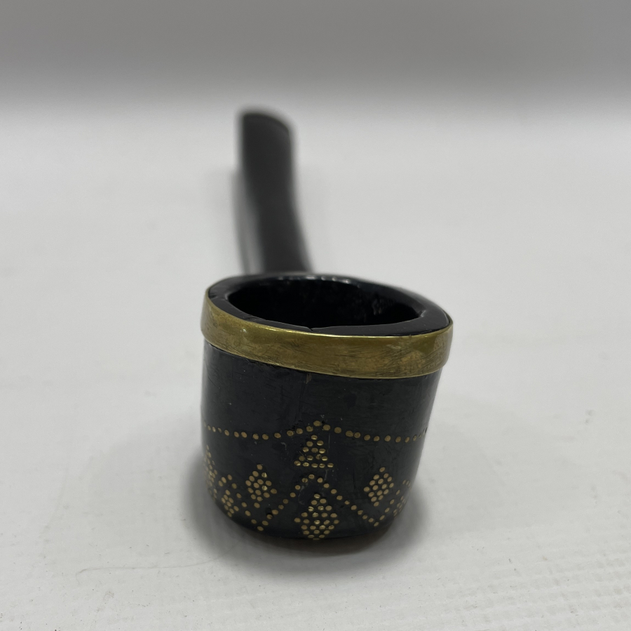 OSMANLI DÖNEMİ AFYON İŞİ GÜMÜŞ ÇAKMA İŞÇİLİKLİ PİPO