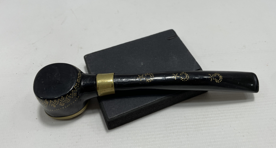 OSMANLI DÖNEMİ AFYON İŞİ GÜMÜŞ ÇAKMA İŞÇİLİKLİ PİPO