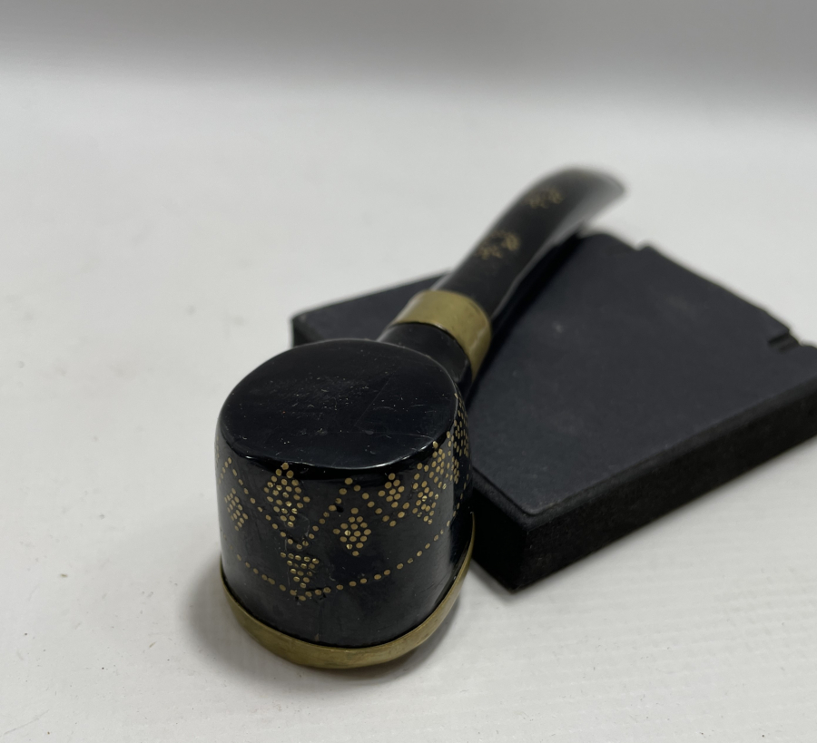 OSMANLI DÖNEMİ AFYON İŞİ GÜMÜŞ ÇAKMA İŞÇİLİKLİ PİPO