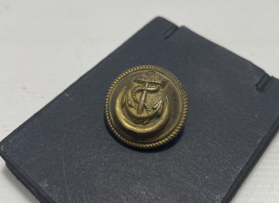 OSMANLI DÖNEMİ ARKASI OSMANLICA YAZILI DENİZCİ PAŞA KIYAFETİ DÜĞMESİ