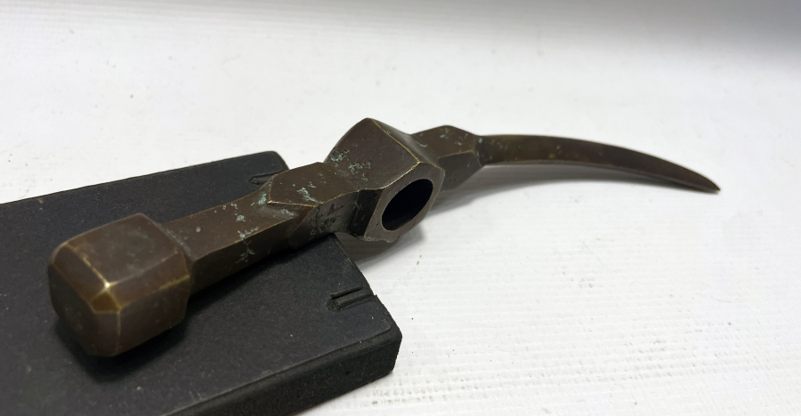 OSMANLI DÖNEMİ BRONZ DERVİŞ TEBERİ