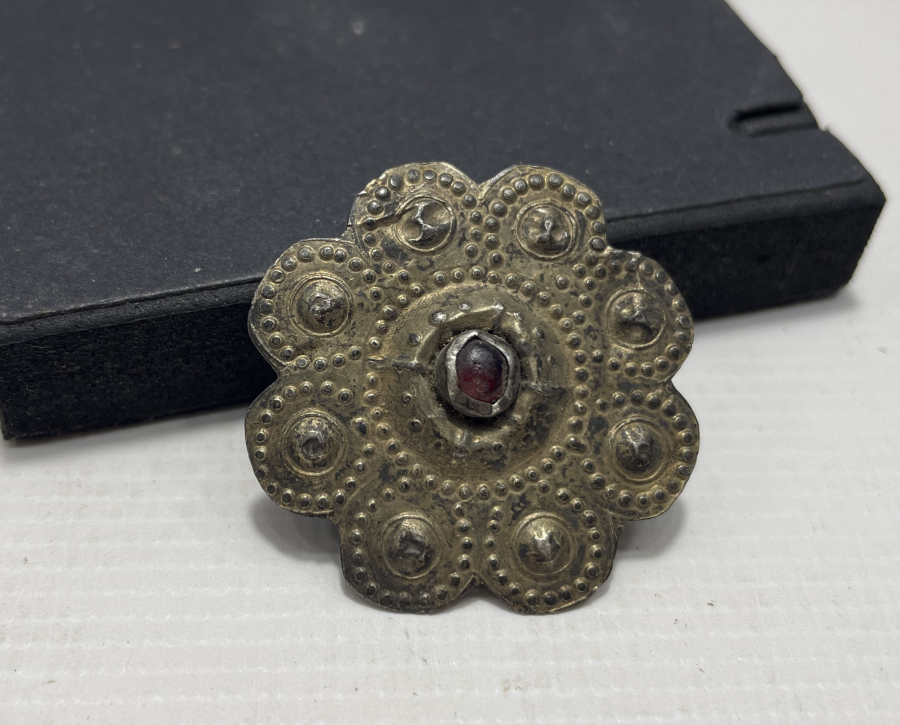 OSMANLI DÖNEMİ ÇOK NADİR SARAY İŞİ GÜMÜŞ KAFTAN DÜĞMESİ