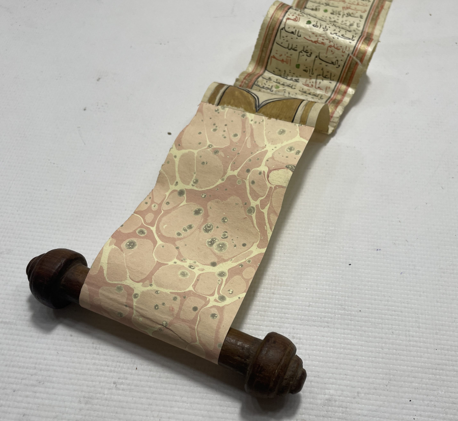 OSMANLI DÖNEMİ ÇOK NADİR TEZHİPLİ RULO TILSIM