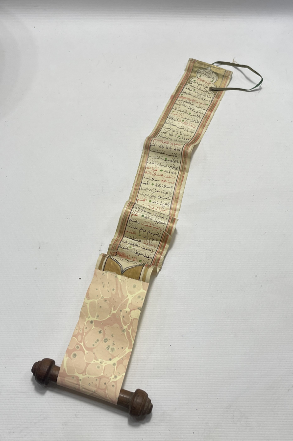 OSMANLI DÖNEMİ ÇOK NADİR TEZHİPLİ RULO TILSIM