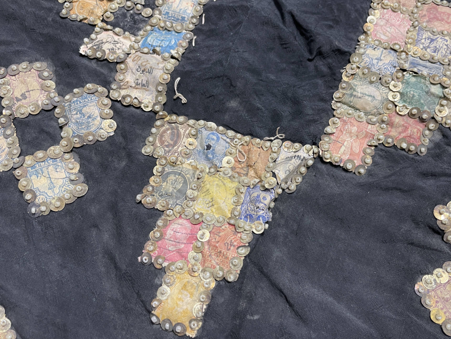 OSMANLI DÖNEMİ PULLARLA İŞLENMİŞ PANO RESİMLİK