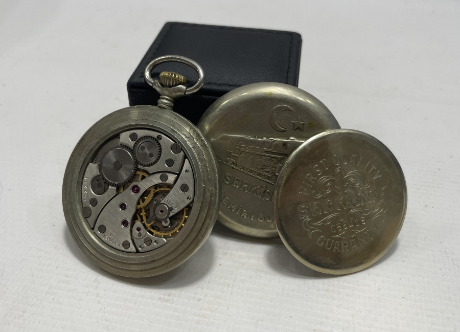 SERKİSOF MARKA ANTİKA CEP SAATİ