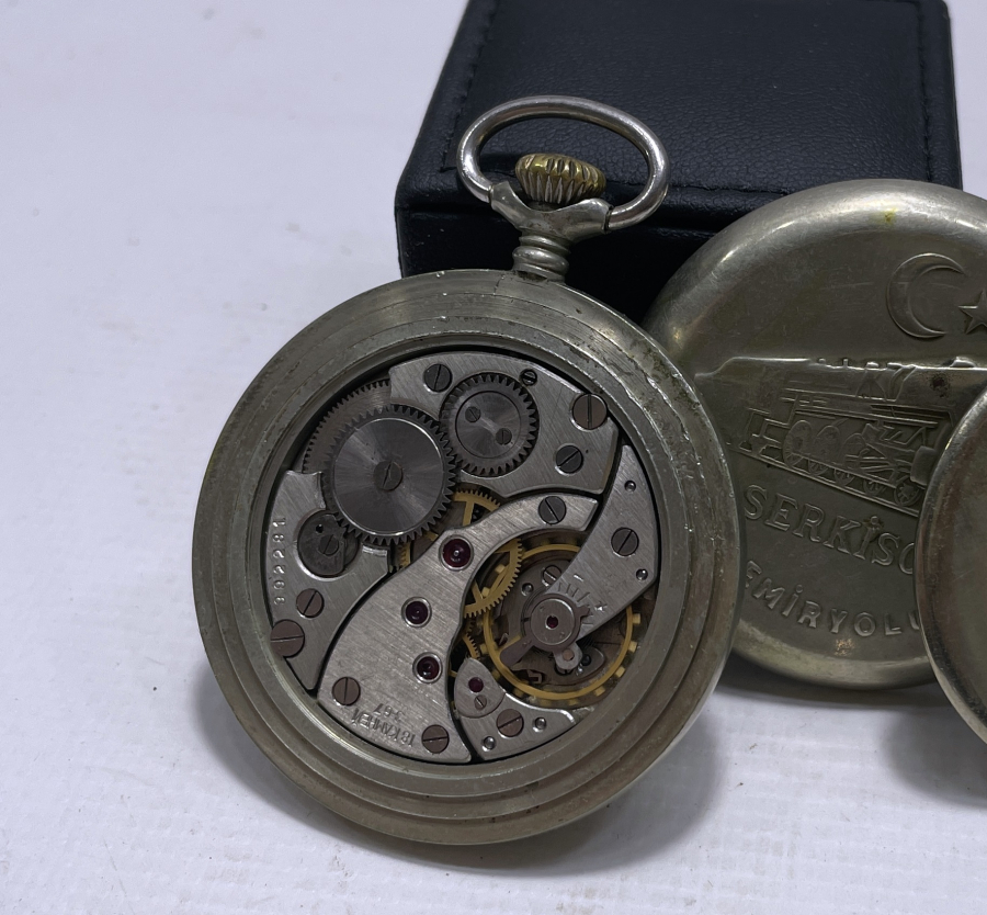 SERKİSOF MARKA ANTİKA CEP SAATİ