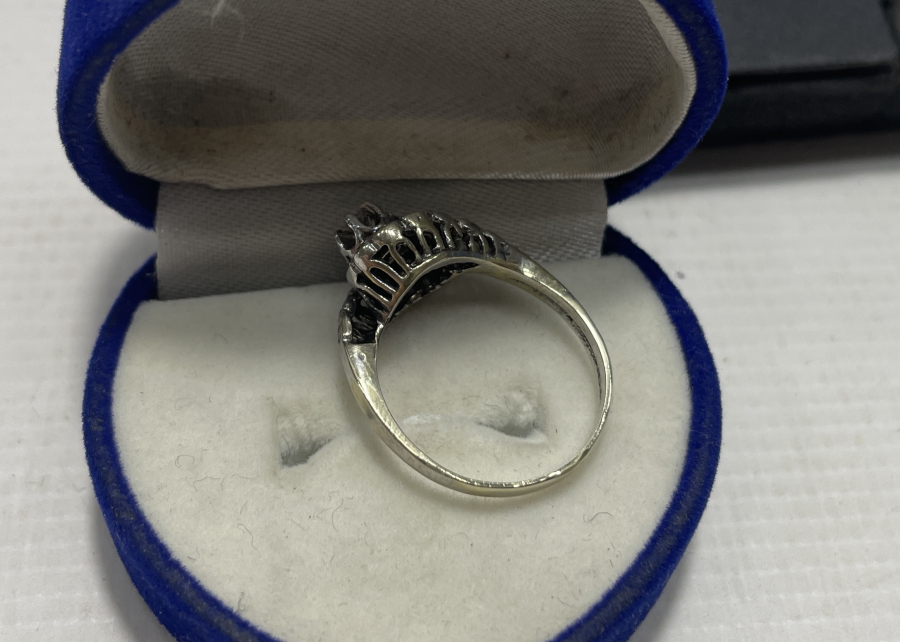 SONSUZLUK MODELİ ANTİKA PIRLANTA YÜZÜK