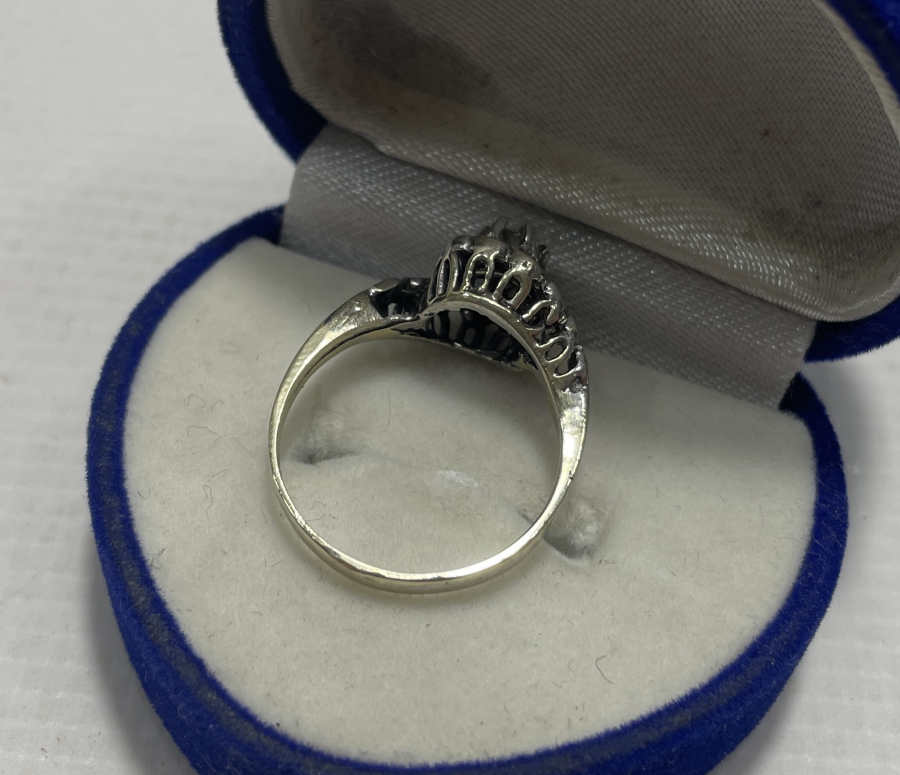 SONSUZLUK MODELİ ANTİKA PIRLANTA YÜZÜK