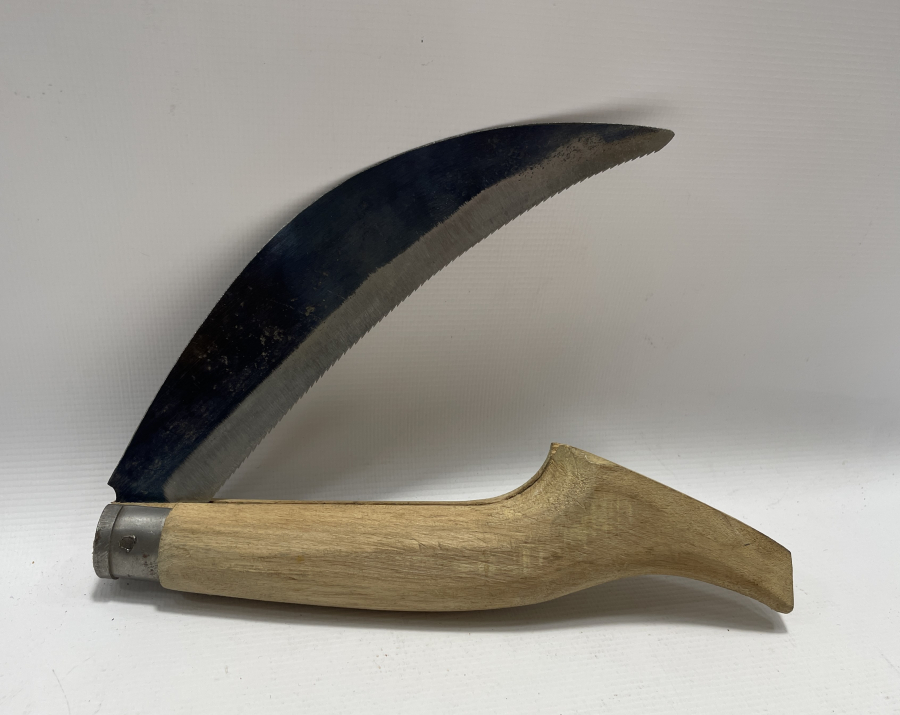 ÜZERİ OSMANLICA YAZILI BURSA İŞİ DEV BOY BAĞ BIÇAĞI