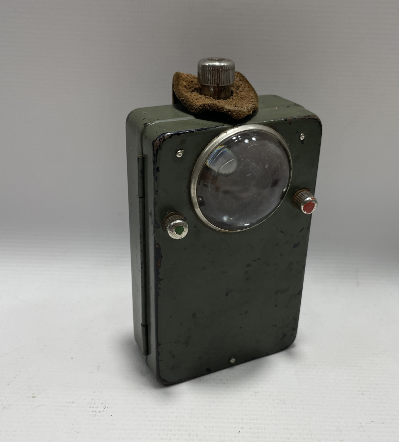 1. DÜNYA SAVAŞI DÖNEMİ ÇALIŞIR DURUMDA ÇOK NADİR MORS ALFABELİ ASKERİ LAMBA