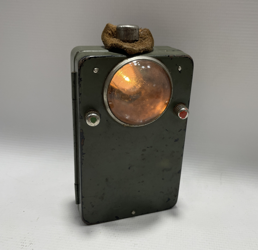 1. DÜNYA SAVAŞI DÖNEMİ ÇALIŞIR DURUMDA ÇOK NADİR MORS ALFABELİ ASKERİ LAMBA