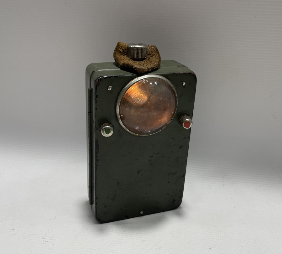 1. DÜNYA SAVAŞI DÖNEMİ ÇALIŞIR DURUMDA ÇOK NADİR MORS ALFABELİ ASKERİ LAMBA