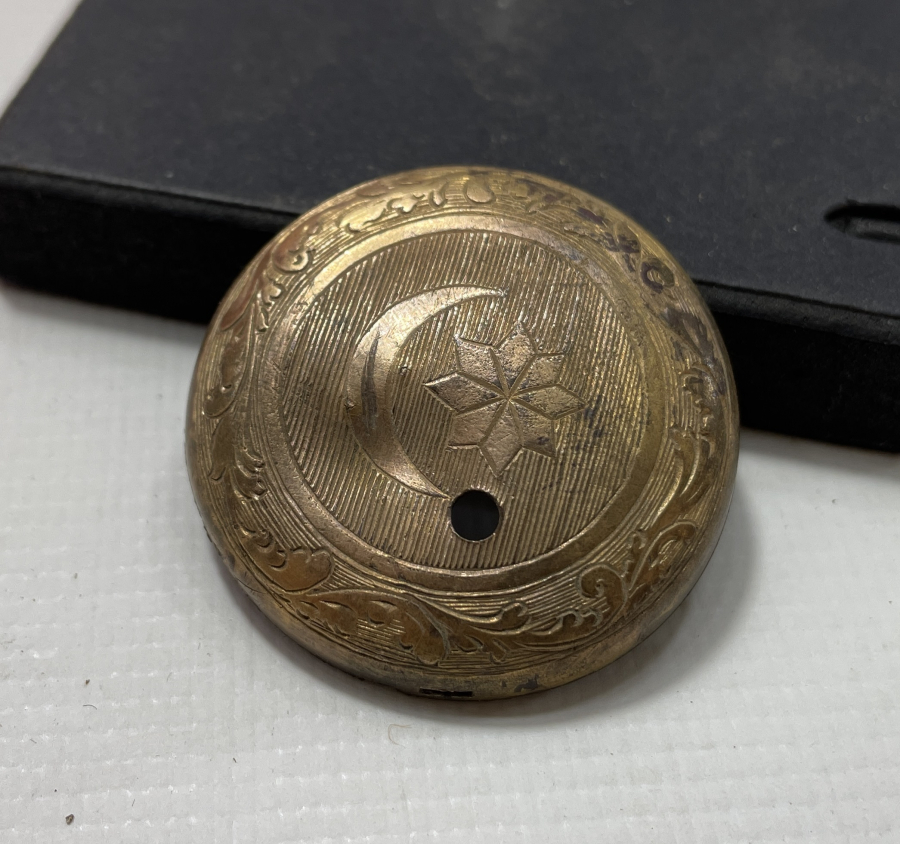 OSMANLI DÖNEMİ AY YILDIZLI PRİOR TOZ KAPAĞI