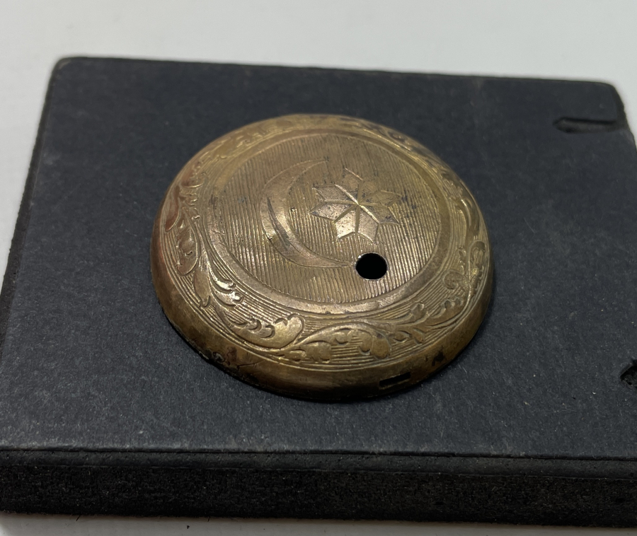 OSMANLI DÖNEMİ AY YILDIZLI PRİOR TOZ KAPAĞI