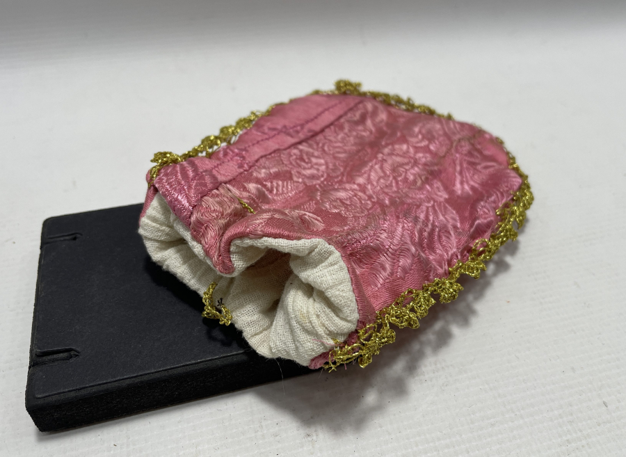 OSMANLI DÖNEMİ ELMASİYE İPEK KESE