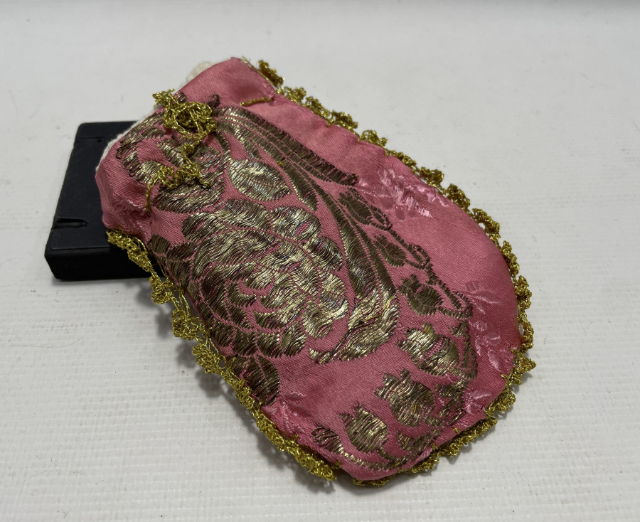 OSMANLI DÖNEMİ ELMASİYE İPEK KESE