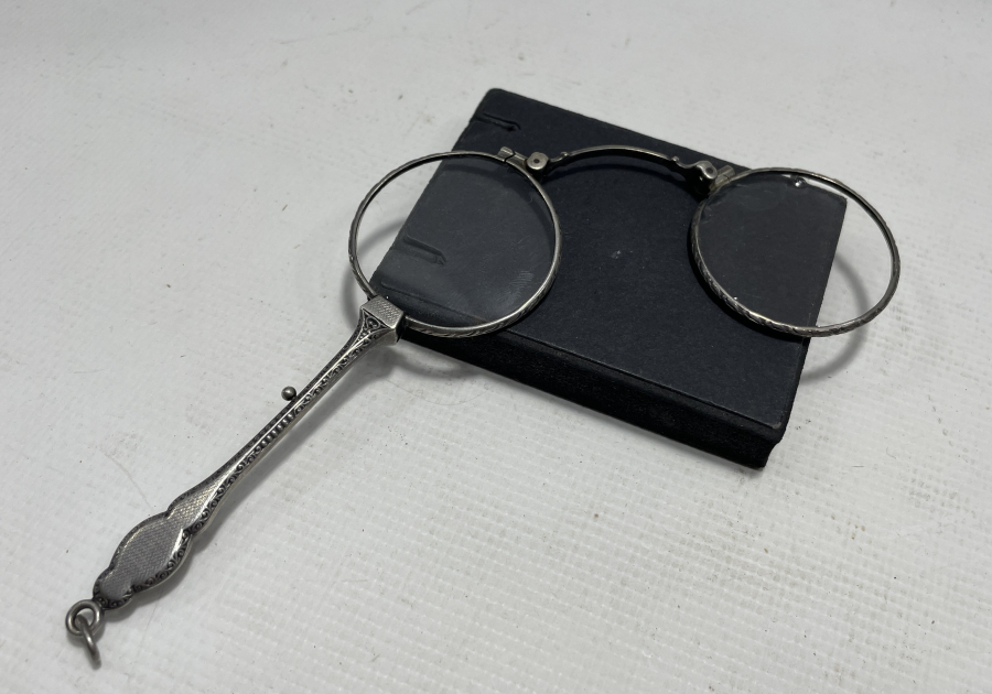 OSMANLI DÖNEMİ GÜMÜŞ OKUMA GÖZLÜĞÜ - OPERA GÖZLÜĞÜ