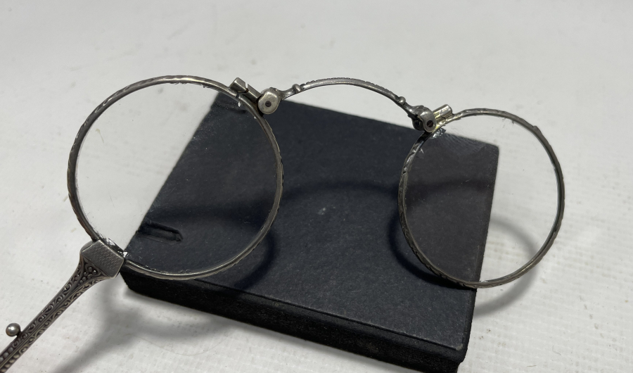 OSMANLI DÖNEMİ GÜMÜŞ OKUMA GÖZLÜĞÜ - OPERA GÖZLÜĞÜ