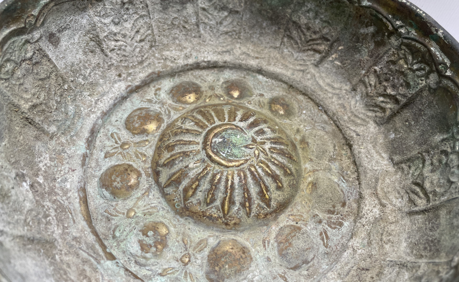 OSMANLI DÖNEMİ SÜLEYMANİYE İŞİ AY YILDIZLI HAMAM TASI