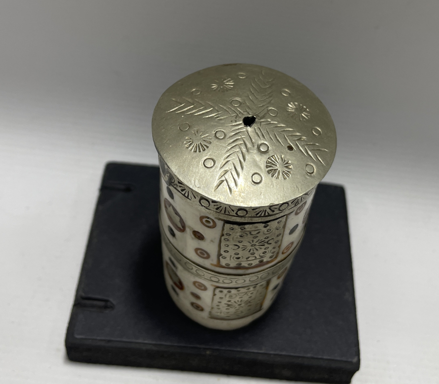 TAMAMI EL YAPIMI ANTİKA KEMİK BASTON SAPI