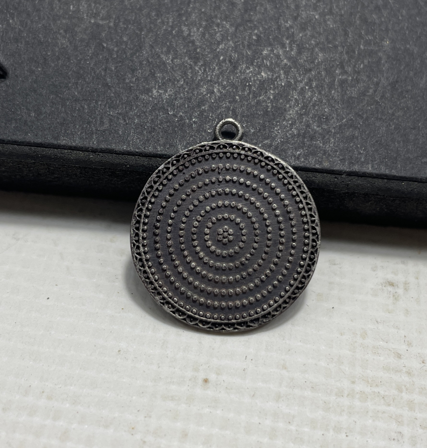 ÜZERİ AYET EL KÜRSİ YAZILI GÜMÜŞ KOLYE UCU