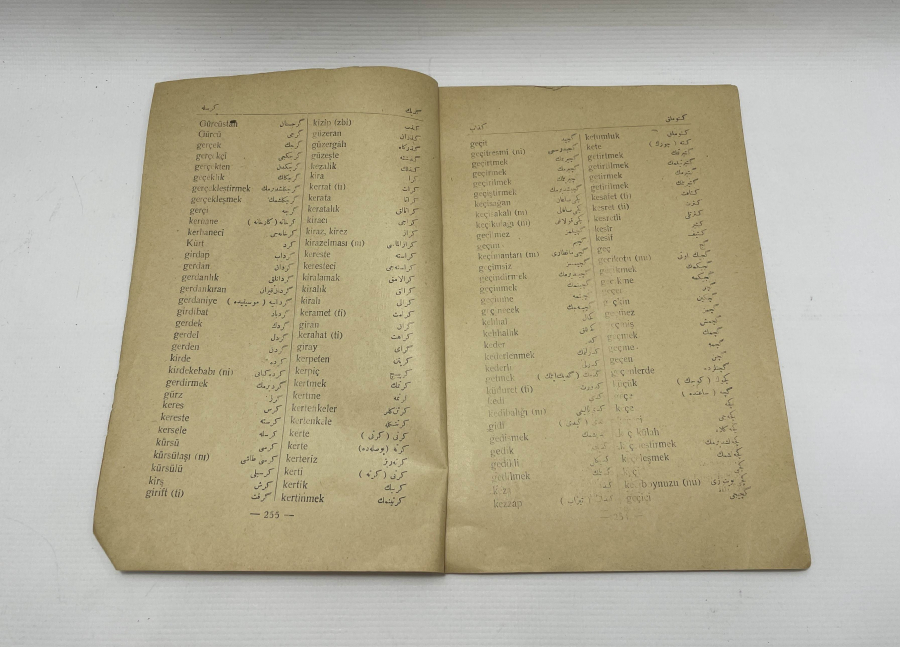 1928 YILI ÇOK NADİR İMLA LUGATI