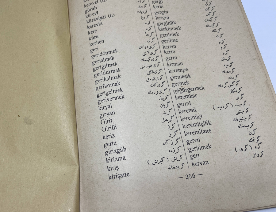 1928 YILI ÇOK NADİR İMLA LUGATI