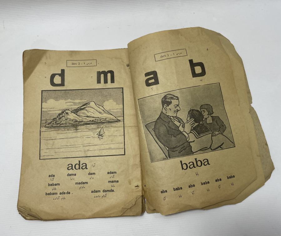 1928 YILI HARF DEVRİMİ SONRASI ÇOK NADİR OKUMA YAZMA KİTABI