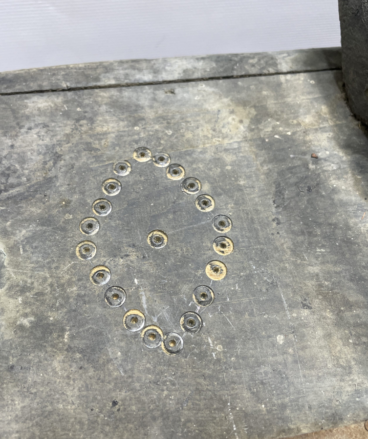 ÜZERİ BONCUK İŞLİ ANTİKA AYAKKABI BOYACI SANDIĞI