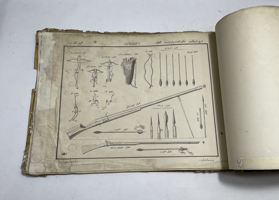 1882 TARİHLİ YENİÇERİLER KONULU ÇOK NADİR BÜYÜK BOY GRAVÜR KİTABI