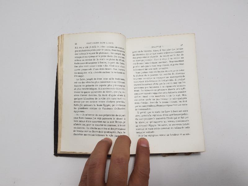 1856 TARİHLİ FRANSIZCA KİTAP: DANS L'INDE