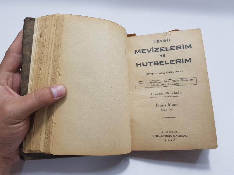 1930'LARDAN ÜÇ ADET DİNİ KİTAP