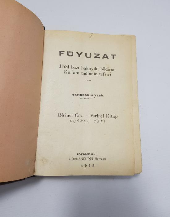 1930'LARDAN ÜÇ ADET DİNİ KİTAP