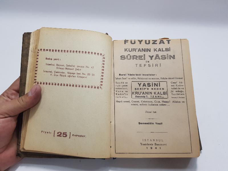 1930'LARDAN ÜÇ ADET DİNİ KİTAP