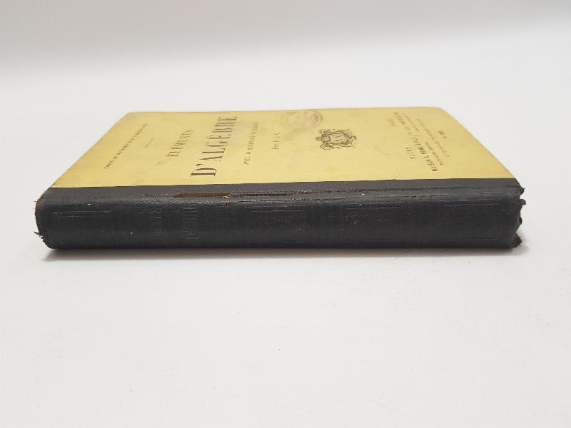 CONSTANTINOPLE DAMGALI 1912 TARİHLİ FRANSIZCA MATEMATİK KİTABI