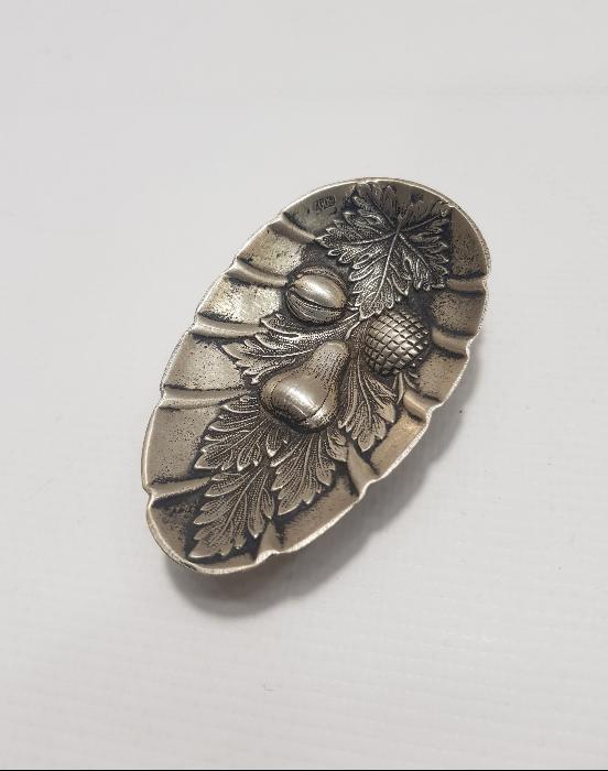 MEYVE DESENLERİYLE SÜSLÜ GÜMÜŞ İKRAMLIK