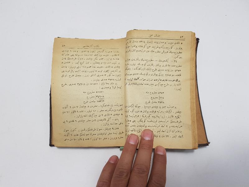 OSMANLICA KİTAP: HESABI AMELİ