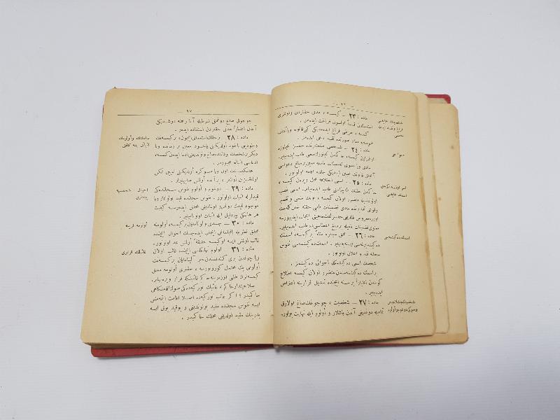 OSMANLICA KİTAP: TÜRK KANUNU MEDENİSİ