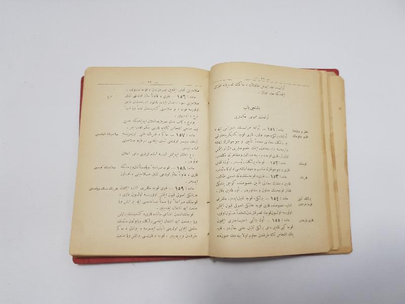 OSMANLICA KİTAP: TÜRK KANUNU MEDENİSİ