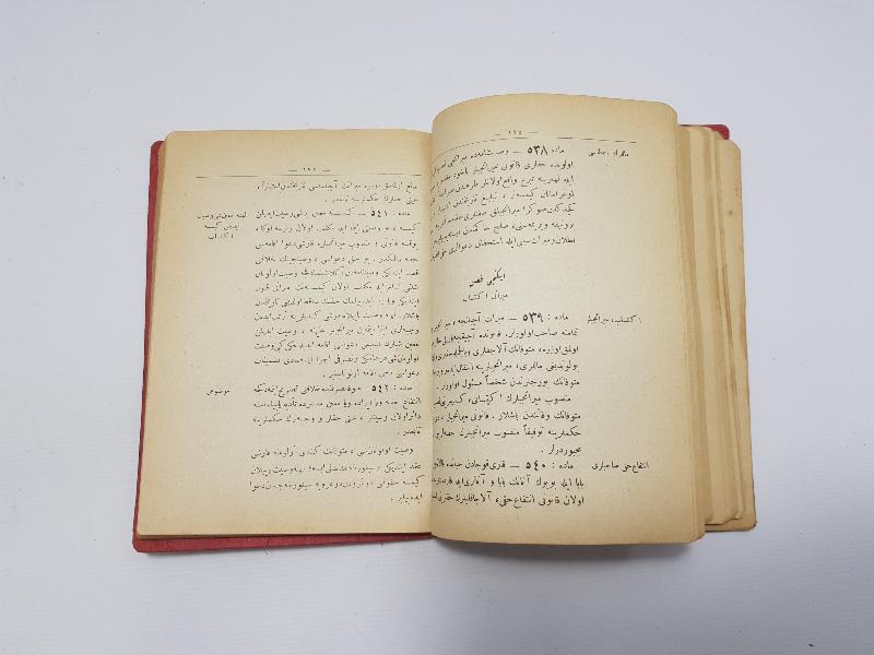 OSMANLICA KİTAP: TÜRK KANUNU MEDENİSİ