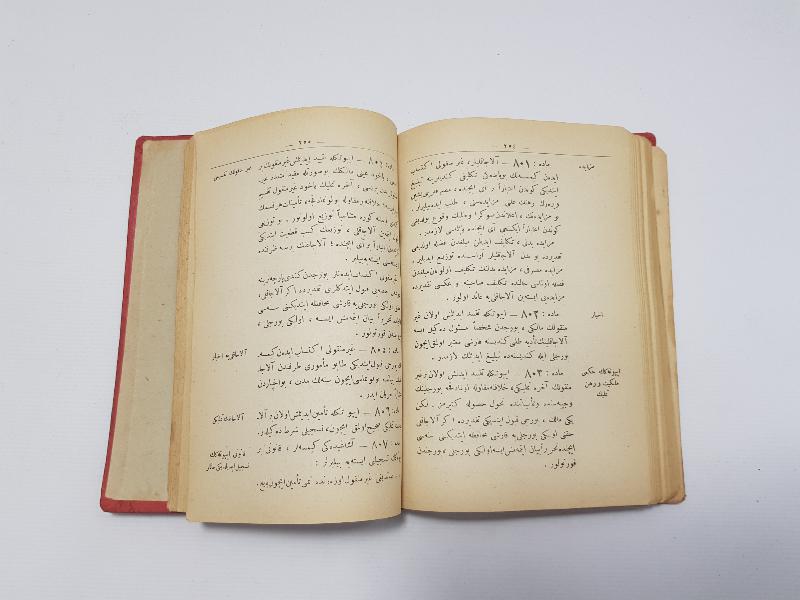 OSMANLICA KİTAP: TÜRK KANUNU MEDENİSİ